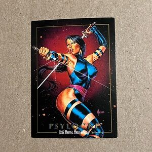 1992 SkyBox Marvel Masterpieces Psylocke #65 Trading Card